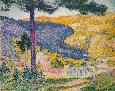 Dolina z Jodłami (Cień na Górze) autorstwa Henri Edmond Cross
