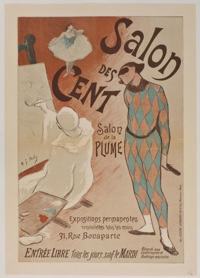 Salon des Cent - luty 1894 autorstwa Henri-Gabriel Ibels