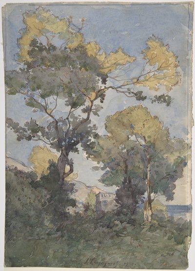 Pejzaż autorstwa Henri-Joseph Harpignies