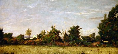 Krajobraz z domkiem autorstwa Henri Joseph Harpignies
