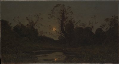 Wschód księżyca autorstwa Henri-Joseph Harpignies