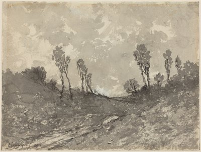 Droga w Hérisson autorstwa Henri-Joseph Harpignies