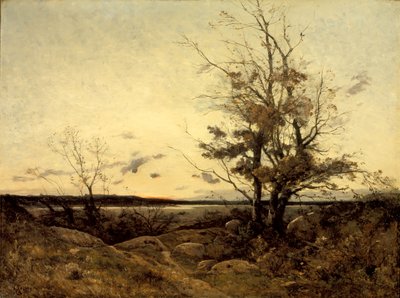 Krajobraz o zachodzie słońca autorstwa Henri-Joseph Harpignies