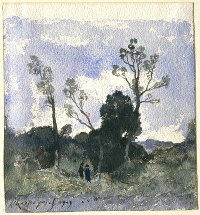Leśny krajobraz autorstwa Henri-Joseph Harpignies