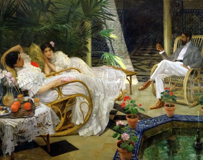 Dziedziniec, 1908. autorstwa Henri Achille Zo