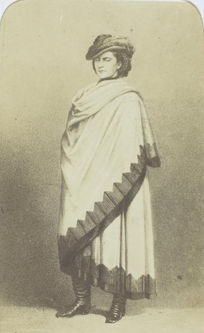 Była królowa Neapolu, 1860-69 autorstwa Henri Alexis Omer Tournier