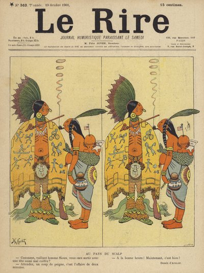 Ilustracja do Le Rire autorstwa Henri Avelot