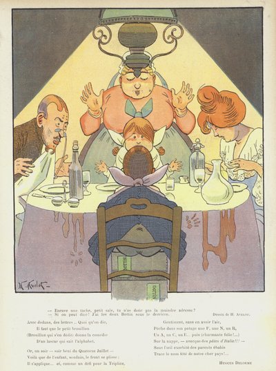 Ilustracja do Le Rire autorstwa Henri Avelot