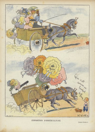 Ilustracja do Le Rire autorstwa Henri Avelot