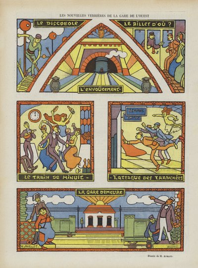Ilustracja do Le Rire autorstwa Henri Avelot
