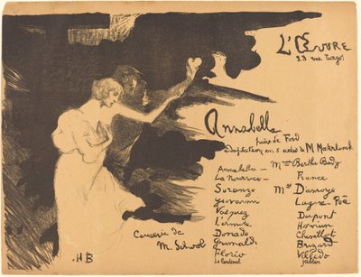Annabella (Szkoda, że jest dziwką) autorstwa Henri Bataille