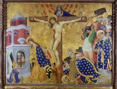 Ołtarz św. Denisa, ukończony w 1416 roku dla kościoła Chartreuse w Champnol (olej na płótnie na desce) autorstwa Henri Bellechose