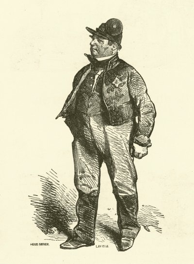Dyrygent pracowitości (grawerunek) autorstwa Henri Bonaventure (after) Monnier