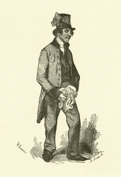Niemy (grawerunek) autorstwa Henri Bonaventure (after) Monnier
