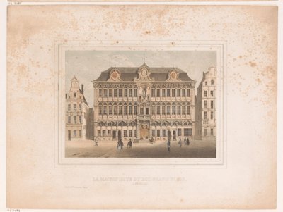 Gezicht na Maison Grand Place w Brukseli Dom (znany jako królewski) Grand