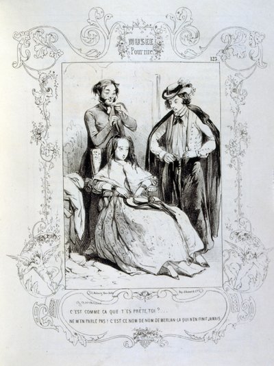 Ilustracja przedstawiająca „deszcz” autorstwa Henri Boutet