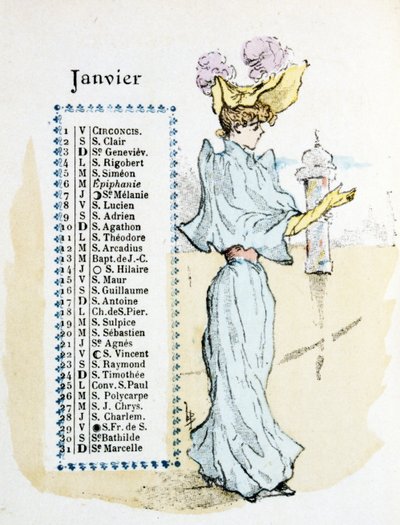 Styczeń autorstwa Henri Boutet