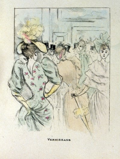Kobieta w modzie autorstwa Henri Boutet