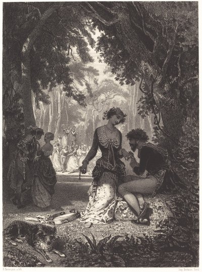 Tancerze włoscy autorstwa Henri Charles Antoine Baron