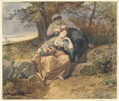 Dwie kobiety autorstwa Henri Charles Antoine Baron