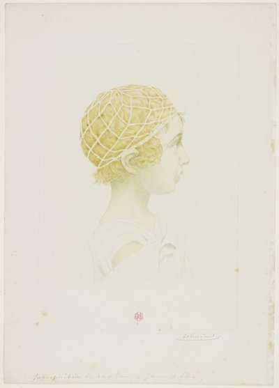 Portret Jeana Raimonda Guérarda, ok. 1890 (kolorowa sucha igła) autorstwa Henri Charles Guérard