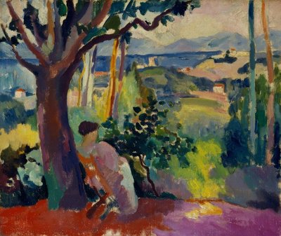 Posiłek w Willi Demière autorstwa Henri Charles Manguin