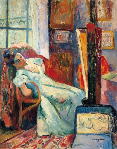 Odpoczynek modela, 1905 autorstwa Henri Charles Manguin