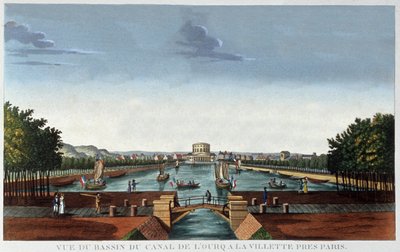 Basen La Villette, Paryż autorstwa Henri Courvoisier Voisin