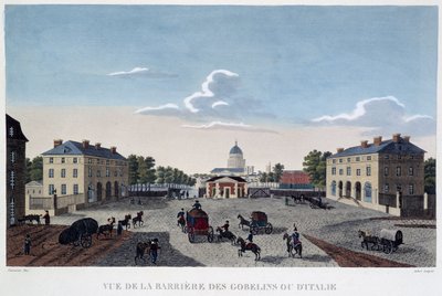 Widok na Barrière des Gobelins ou d