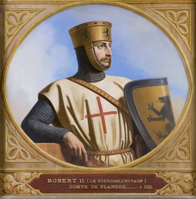 Robert II z Jerozolimy, 1843. autorstwa Henri Decaisne