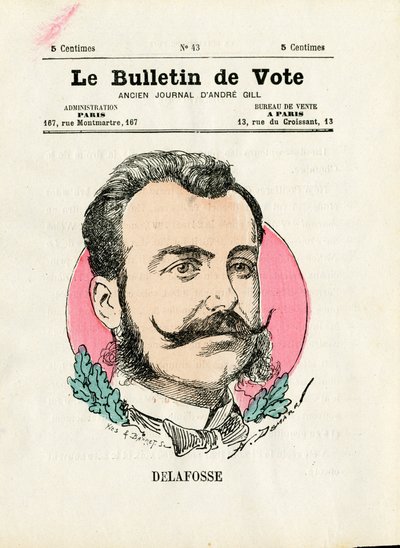 Głosowanie 2. seria, Satyryka i kolory: Delafosse - ilustracja Henri Demare (1846-1888) autorstwa Henri Demare