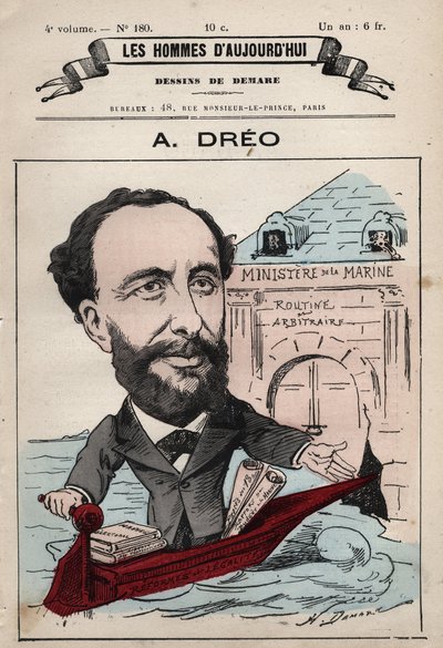 Karykatura Amaury Dreo 1829-1882 z 