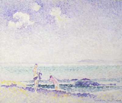 Kąpiących się; Kąpiących się, 1906 autorstwa Henri Edmond Cross
