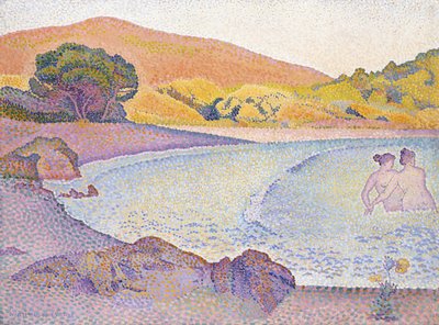 Kąpiących się, ok. 1892-95 autorstwa Henri Edmond Cross