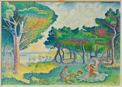 Krawędzie Morza Śródziemnego autorstwa Henri Edmond Cross