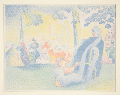 Pola Elizejskie autorstwa Henri Edmond Cross