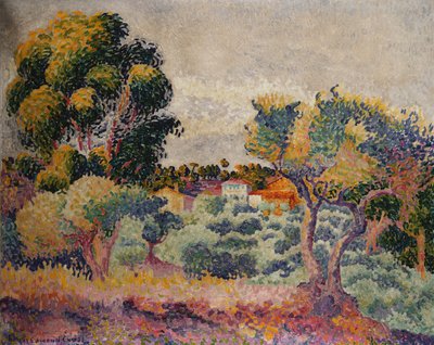 Eukaliptus i Gaj Oliwny autorstwa Henri Edmond Cross