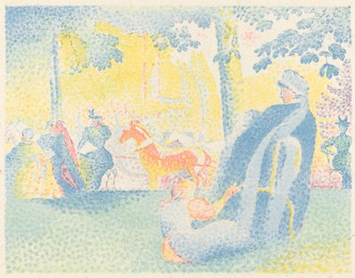 Pola Elizejskie autorstwa Henri Edmond Cross