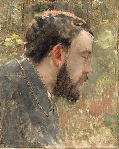 Portret Seurata (olej na płótnie) autorstwa Henri Edmond Cross