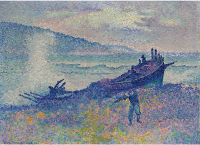 Wrak statku, 1899 autorstwa Henri Edmond Cross