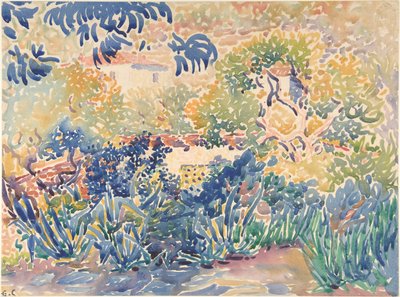 Ogród Artysty w Saint-Clair, 1904-5. autorstwa Henri Edmond Cross