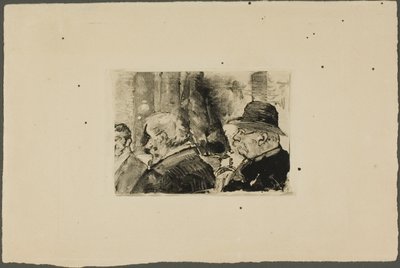 Trzech mężczyzn, połowa długości autorstwa Henri Edmond Cross