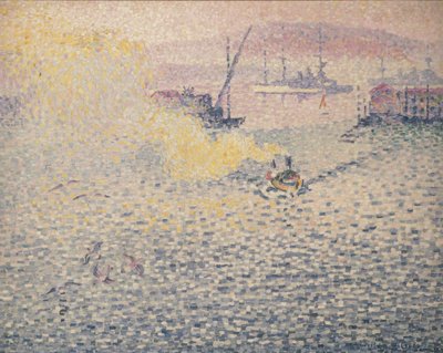 Tulon, zimowy poranek Tulon, zimowy poranek, 1906-1907. autorstwa Henri Edmond Cross