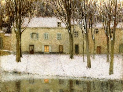 Małe miejsce nad wodą autorstwa Henri Eugene Augustin Le Sidaner