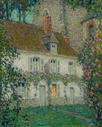 Dom Artystów w Gerberoy, 1932 autorstwa Henri Eugene Augustin Le Sidaner