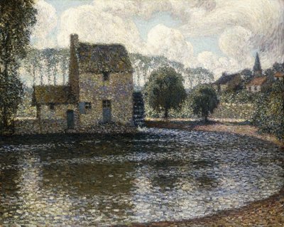 Szary Wiatrak; Le Moulin Gris autorstwa Henri Eugene Augustin Le Sidaner