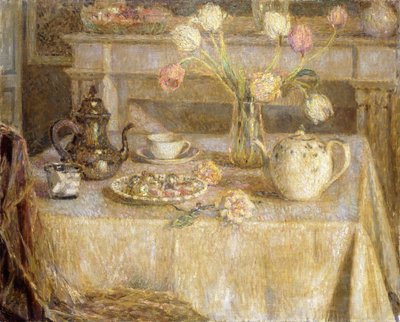 Biały Obrus; La Nappe Blanche autorstwa Henri Eugene Augustin Le Sidaner