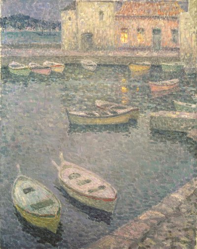 Villefranche sur mer autorstwa Henri Eugene Augustin Le Sidaner