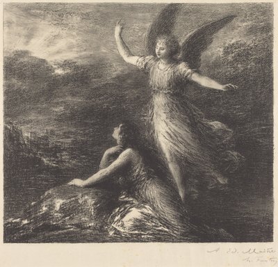 Debiut z „Raju i peri” (2. tablica) autorstwa Henri Fantin-Latour