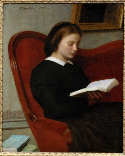 La liseuse - Czytelnik autorstwa Henri Fantin-Latour